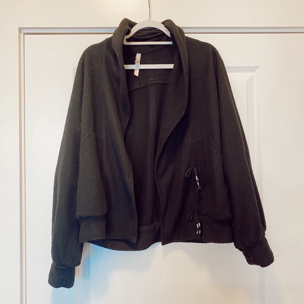 Free People Movement Black Fleece Cardi - Medium